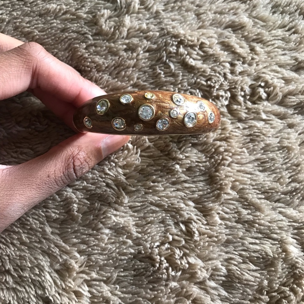 Brown Rhinestone Bracelet